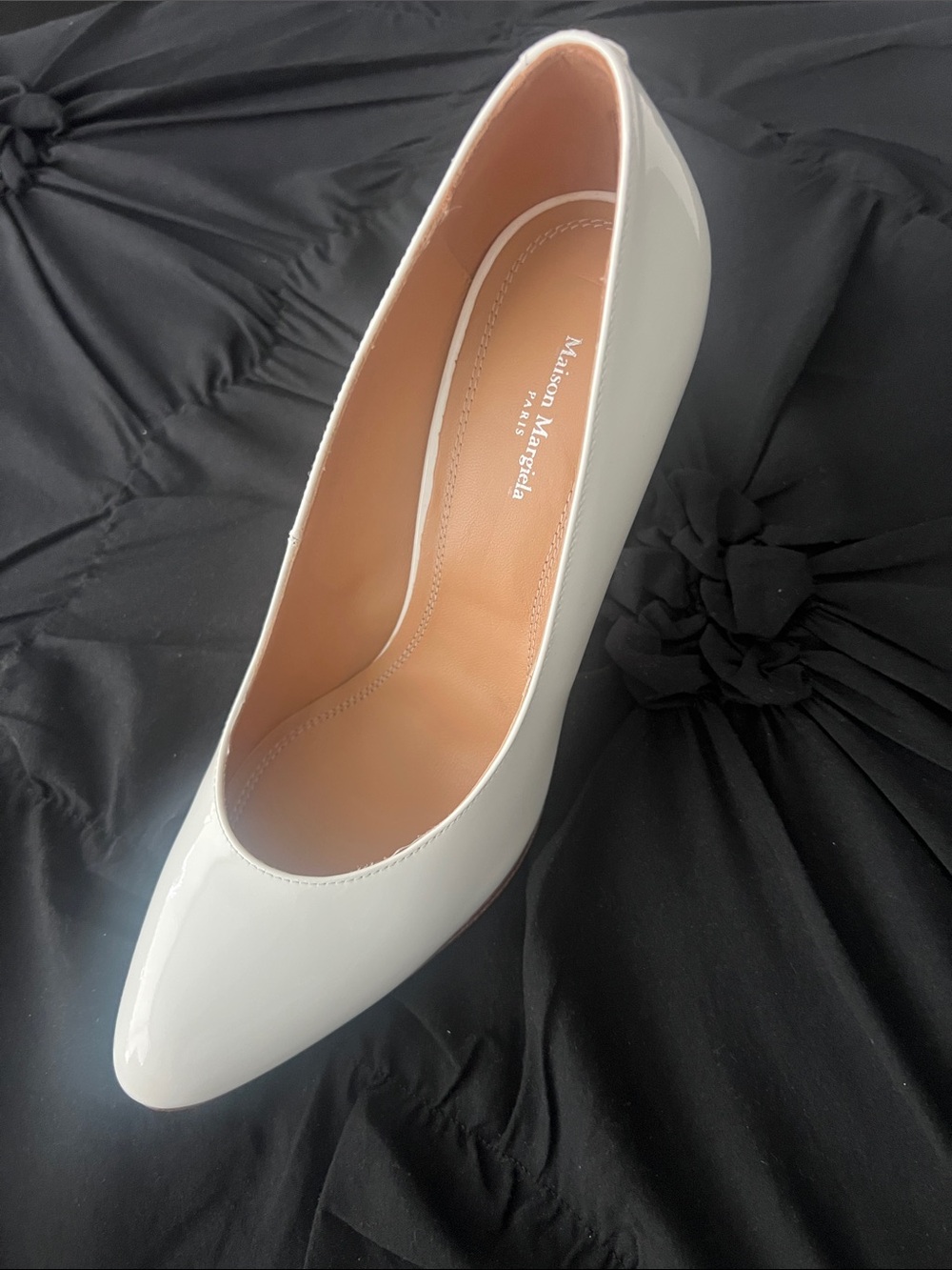 Maison Martin Margiela White Leather Heels - Picture 10 of 10